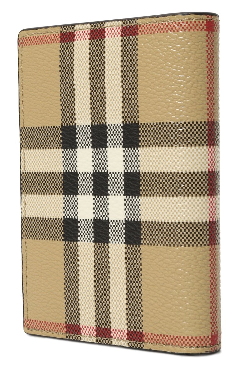 Мужской футляр для кредитных карт BURBERRY бежевого цвета, арт. 8069823 | Фото 2 (Нос: Не проставлено; Материал: Текстиль, Экокожа, Синтетический материал, Пластик)