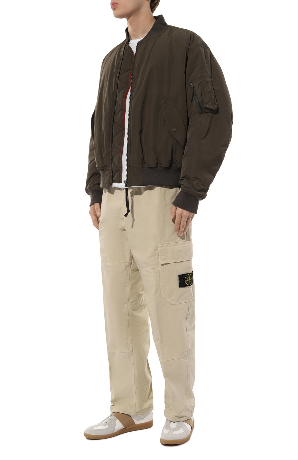 Хлопковые брюки-карго STONE ISLAND, арт. 811532212, фото 2
