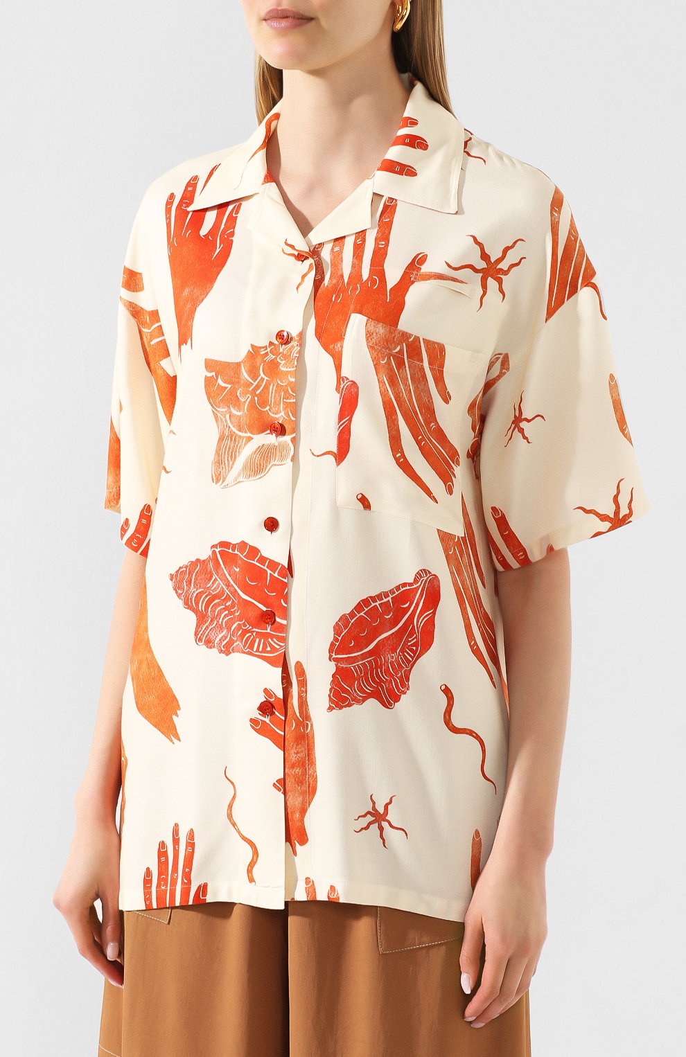 Рубашка из вискозы ACNE STUDIOS, арт. AC0206/W, фото 3