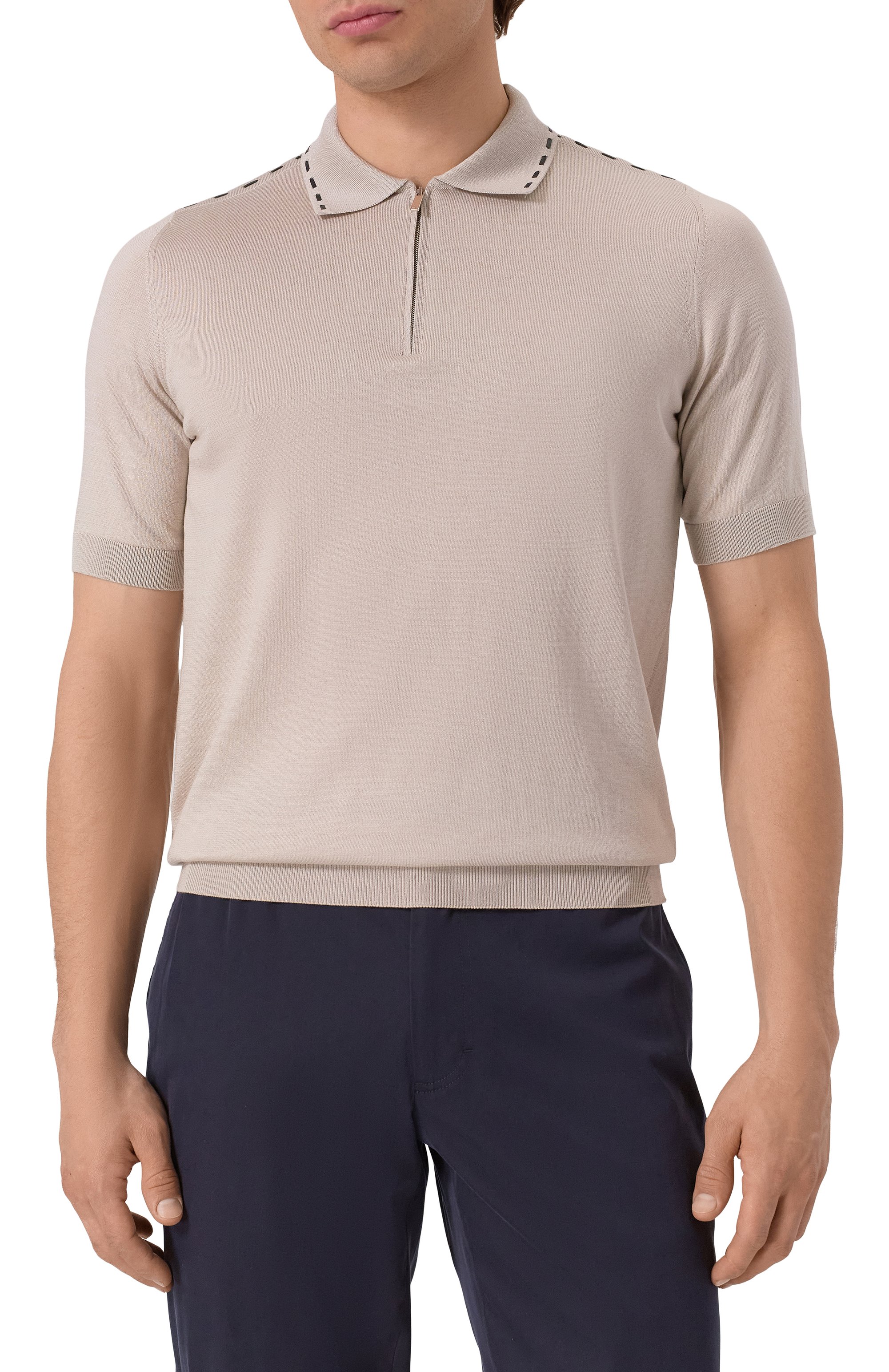 Поло из хлопка и шелка ZILLI, арт. KZP002M0144VRIS00, фото 3