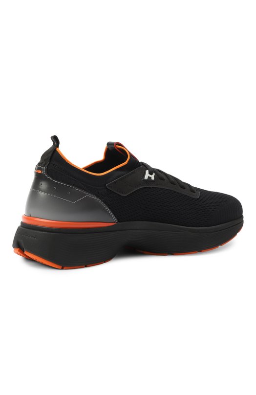 Текстильные кроссовки Bounce Santoni MBBG22082NEAN0FY Чёрный  MBBG22082NEAN0FY Фото 5