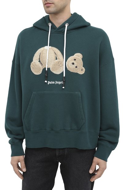 Хлопковое худи PALM ANGELS, арт. PMBB058E20FLE0035760, фото 3
