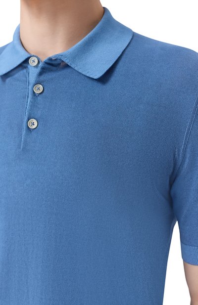 Хлопковое поло ANDREA CAMPAGNA, арт. M5426-8052, фото 5