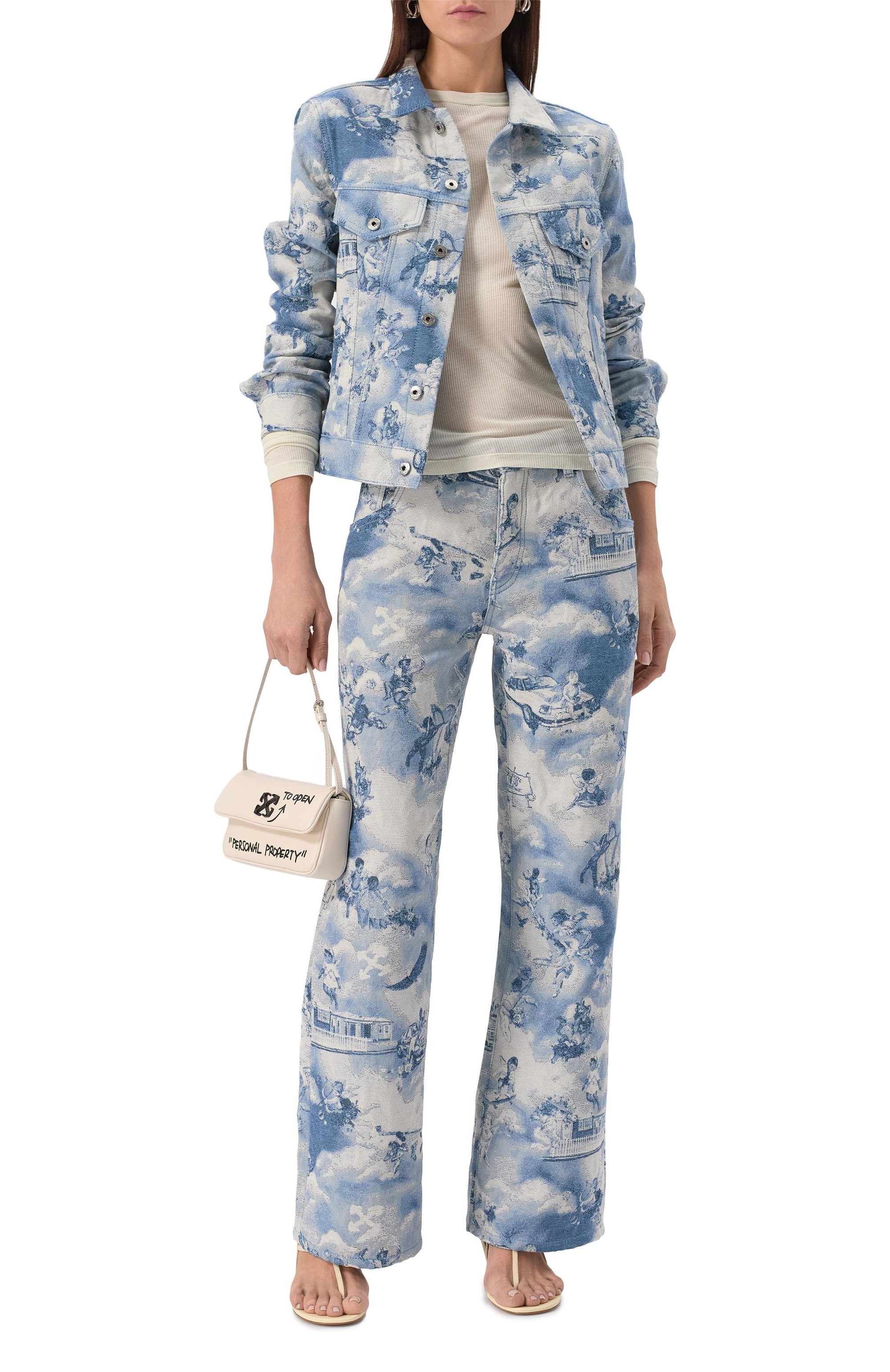 Джинсовая куртка OFF-WHITE, арт. 0WYE012S25FAB0014200, фото 2