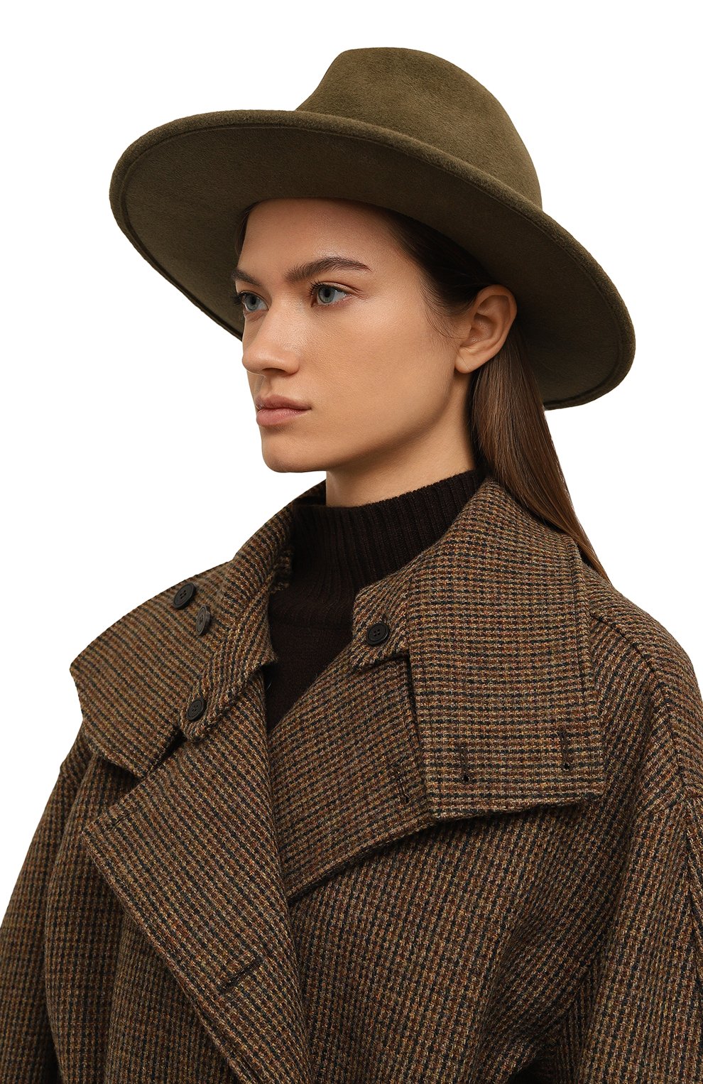 Шляпа fedora из велюра FETISH, арт. OF24S, фото 2