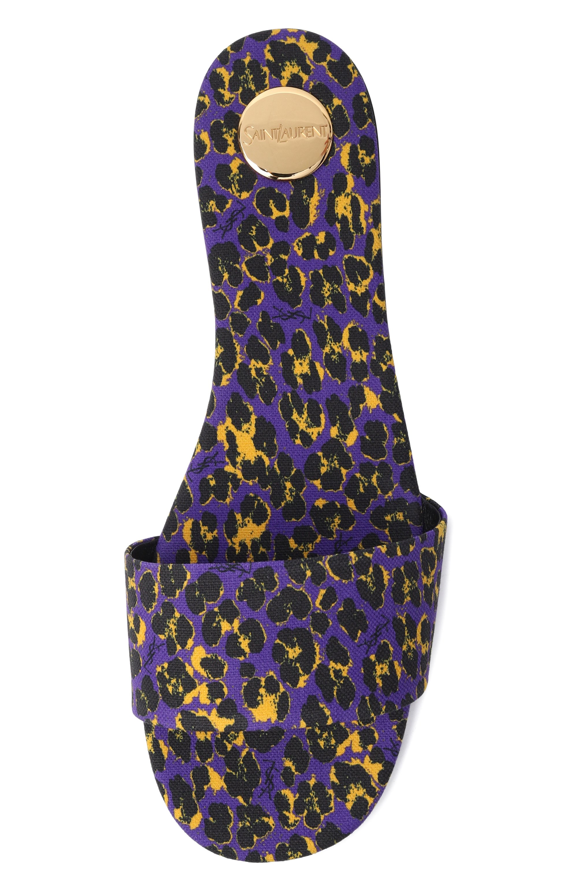 Текстильные шлепанцы carlyle SAINT LAURENT, арт. 860754/AAF4R, фото 6