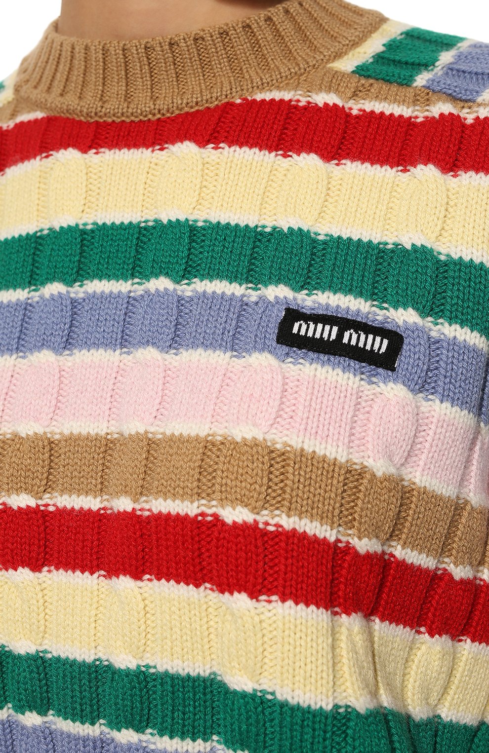 Кашемировый свитер MIU MIU, арт. MML547-10CX-F0040, фото 5