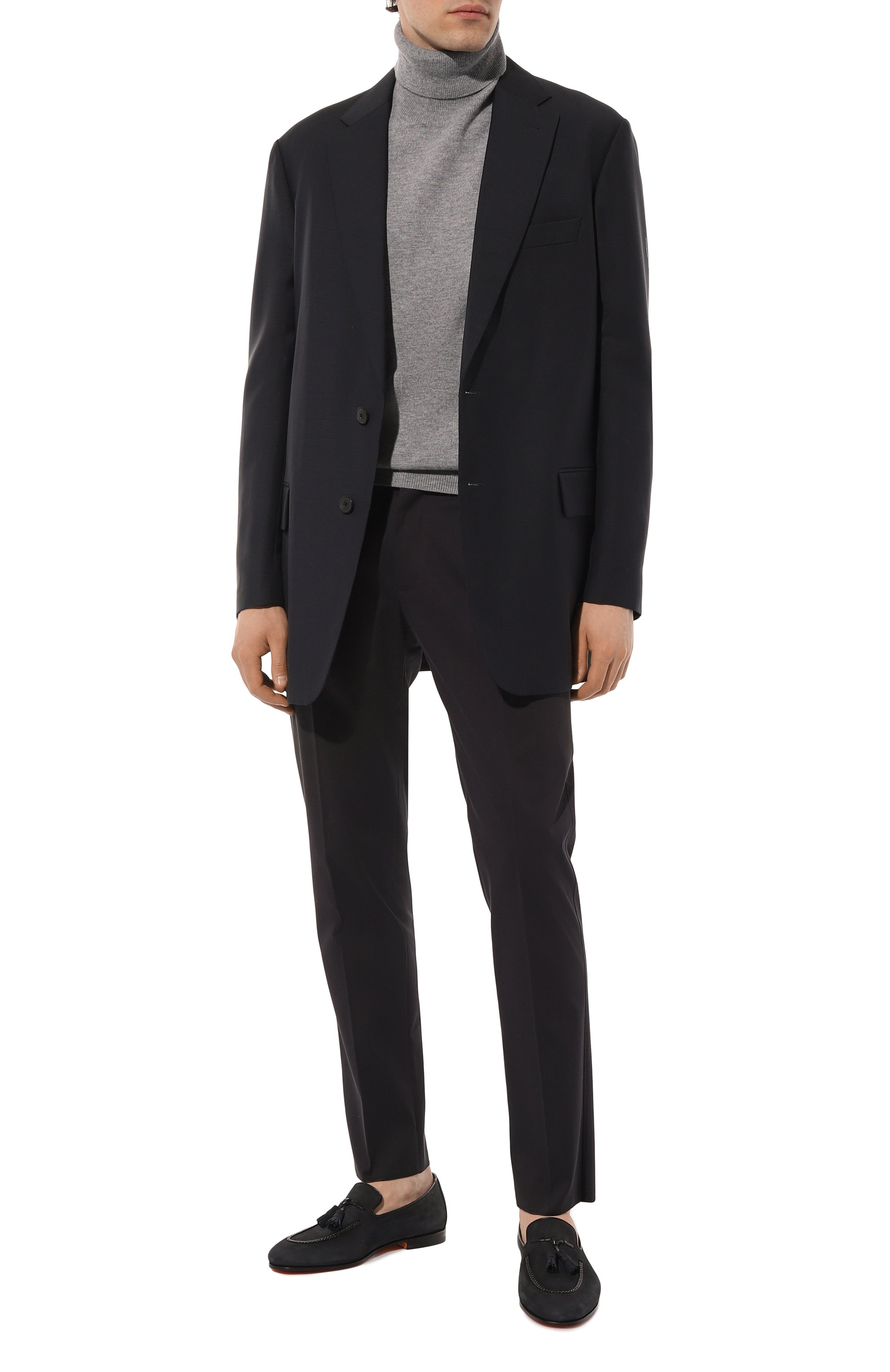 Замшевые лоферы carlos SANTONI, арт. MCNG18458SA4SSK3U59, фото 2