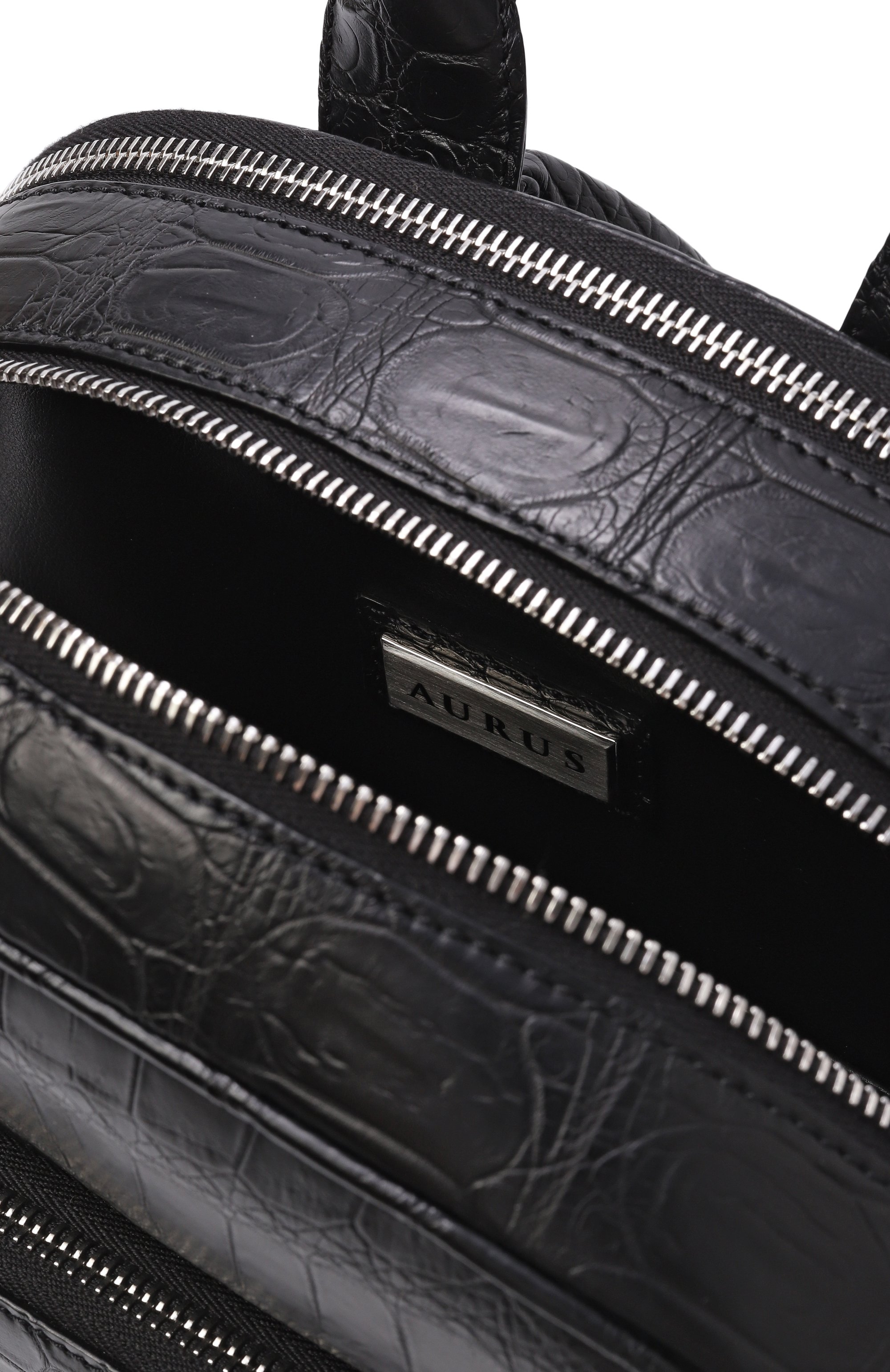 Рюкзак из кожи крокодила AURUS COLLECTION, арт. BP001BKS, фото 5