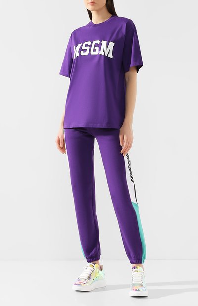 Хлопковая футболка MSGM, арт. 2841MDM162 207298, фото 2