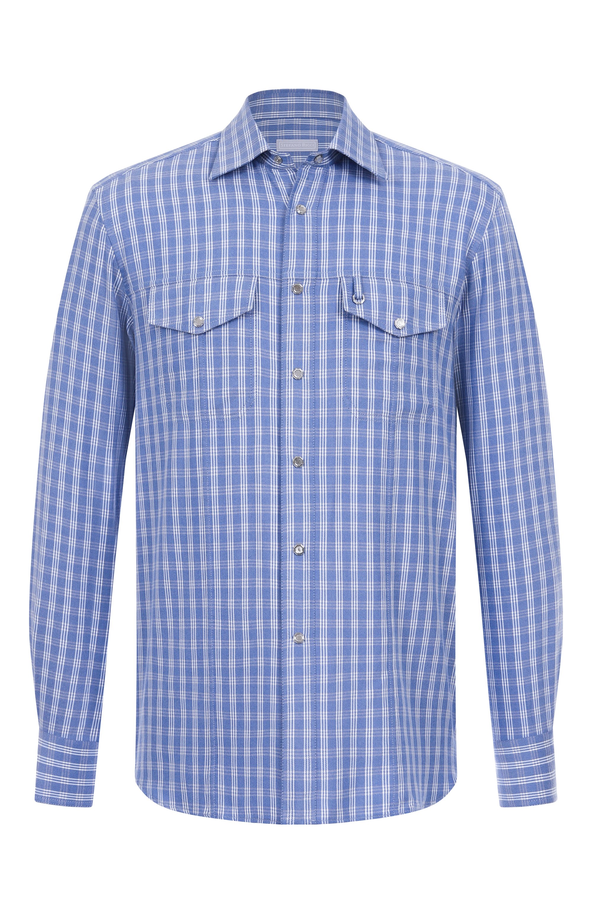 Рубашка из хлопка и лиоцелла STEFANO RICCI, арт. MC007067/BN2822, фото 1