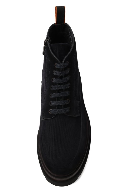 Замшевые ботинки Milano Santoni MGMG17927JK4AEEX Синий  MGMG17927JK4AEEX Фото 6