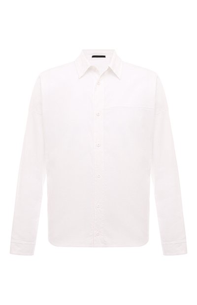 Мужская рубашка из хлопка и льна TRANSIT, арт. CFUTRYU301