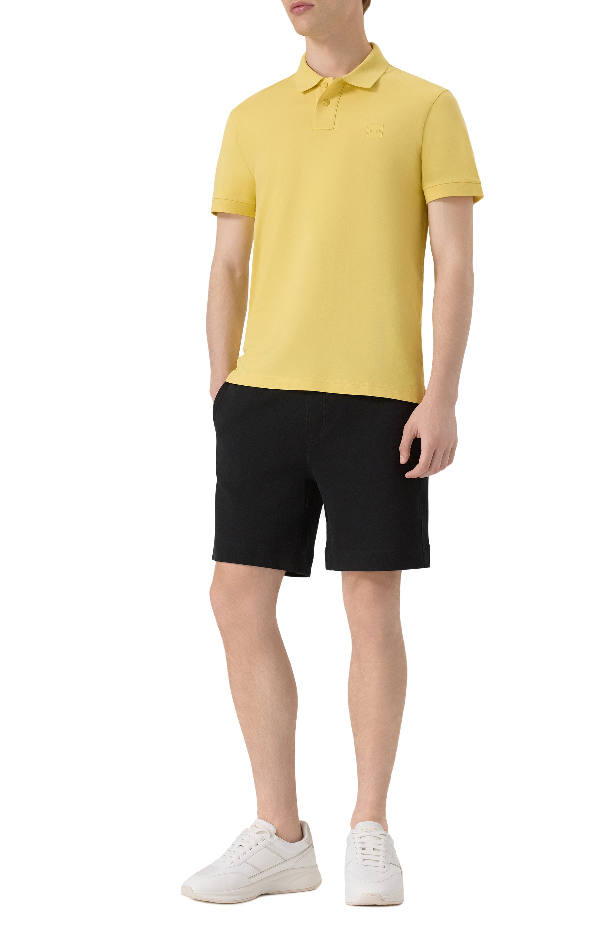 Хлопковое поло BOSS ORANGE, арт. 50507803, фото 2