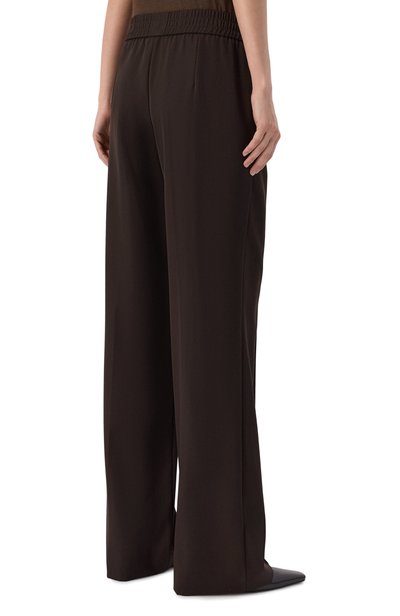 Шерстяные брюки DOLCE & GABBANA коричневого цвета по цене 99500 руб., арт. FTC6ZT/FU20W, фото 4 Шерстяные брюки DOLCE & GABBANA, арт. FTC6ZT/FU20W, фото 4