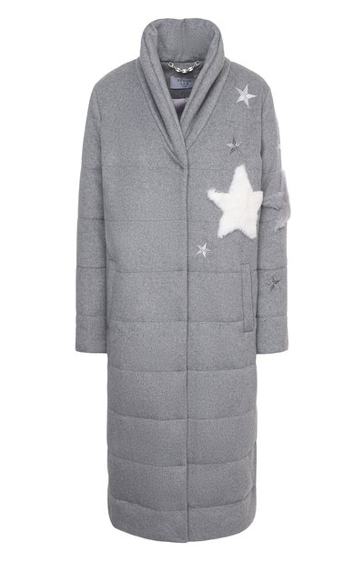 Женское пальто из шерсти и кашемира SEVEN LAB, арт. DLW20-002SP grey