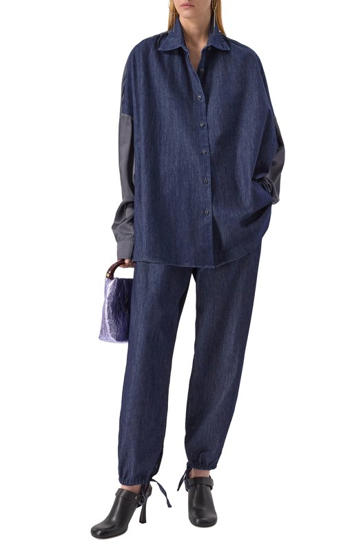 Джинсовая рубашка Dries Van Noten 251-010728-1553 Синий  251-010728-1553 Фото 2