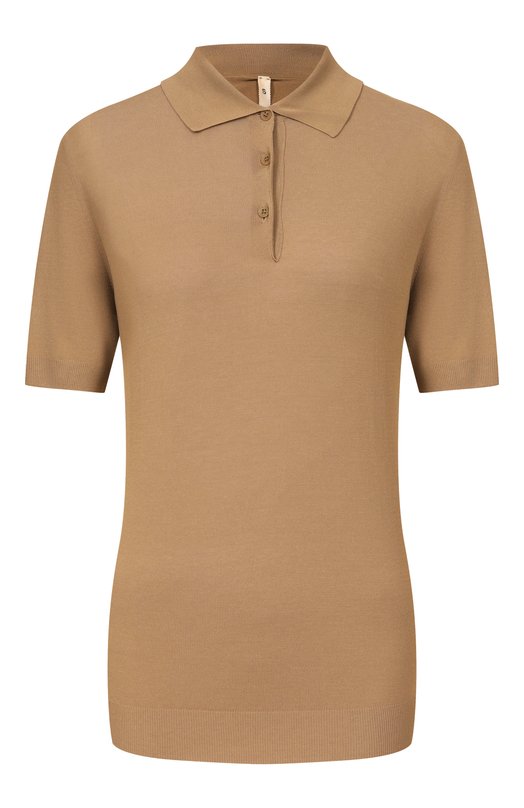 Поло из вискозы Petar Petrov S26K2 Бежевый S26K2