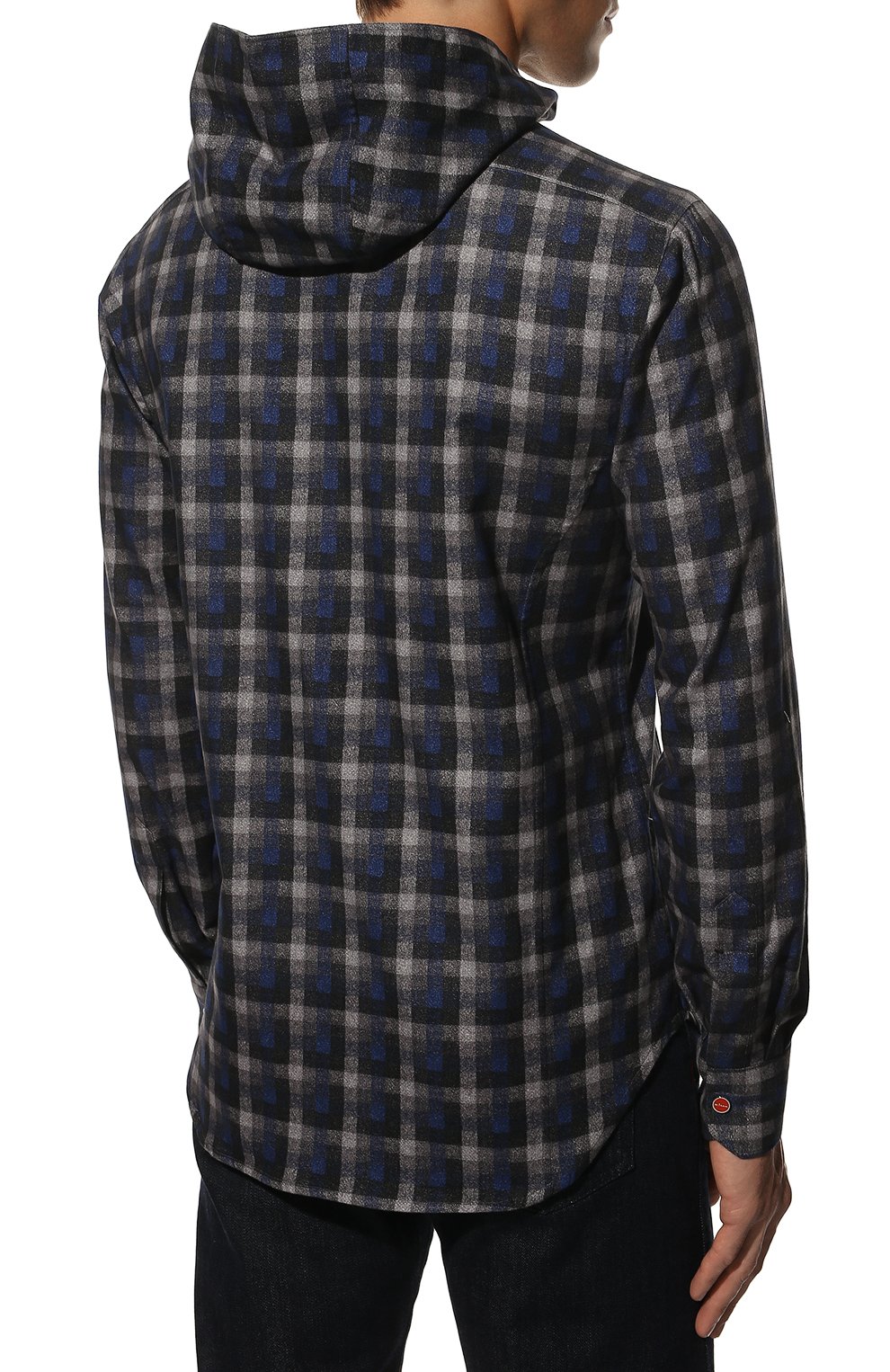 Хлопковая рубашка KITON, арт. UMCMARH0830801, фото 4