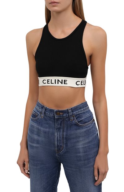 Хлопковый топ CELINE, арт. 2A68L372N, фото 3