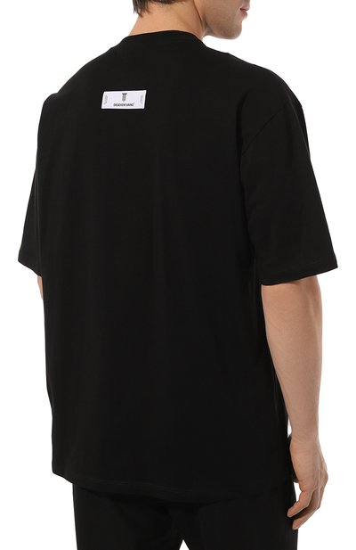 Хлопковая футболка DIEGO VENTURINO, арт. D3S3DVTS0MGCS, фото 4