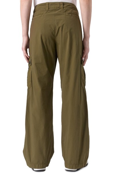 Хлопковые брюки-карго DOLCE & GABBANA хаки цвета по цене 78750 руб., арт. GP0H9T/G8LD9, фото 4 Хлопковые брюки-карго DOLCE & GABBANA, арт. GP0H9T/G8LD9, фото 4