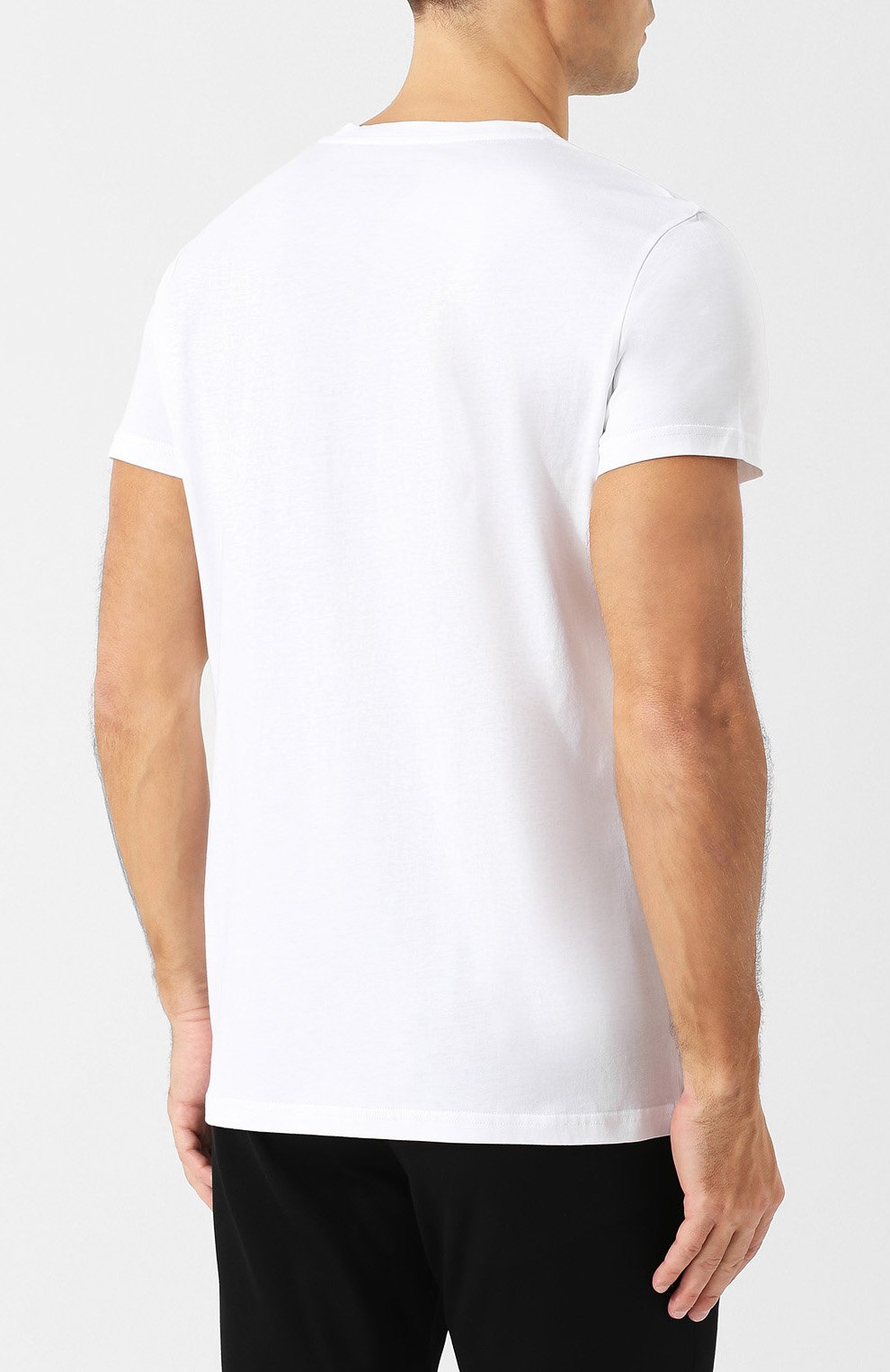 Хлопковая футболка с принтом BALMAIN, арт. W8H/8601/I259, фото 4