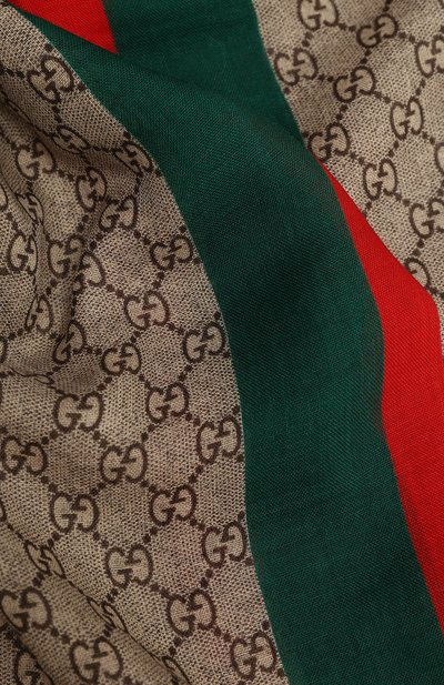 Шерстяной палантин GUCCI, арт. 600950 4G200, фото 3