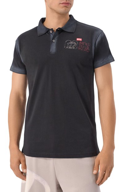 Хлопковое поло DIESEL, арт. A18481/0PLBS, фото 3