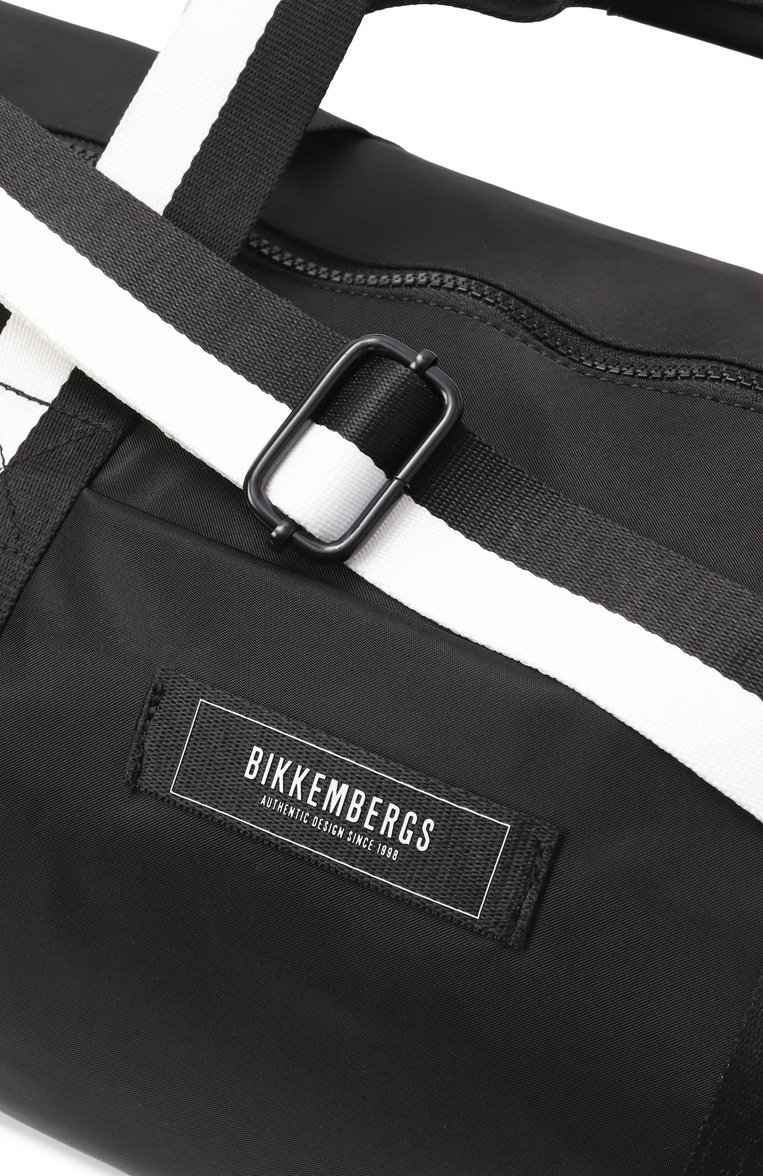 Мужская сумка albert DIRK BIKKEMBERGS черного цвета, арт. BKBR01037T | Фото 3 (Размер: large; Ремень/цепочка: На ремешке; Материал: Текстиль)