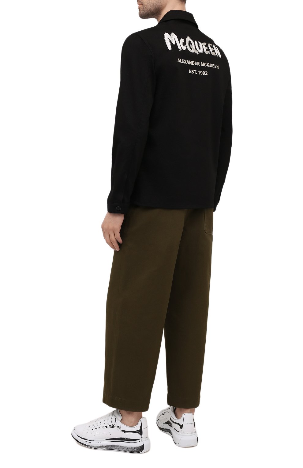 Кожаные кеды oversized ALEXANDER MCQUEEN, арт. 662642/WIA4Q, фото 2