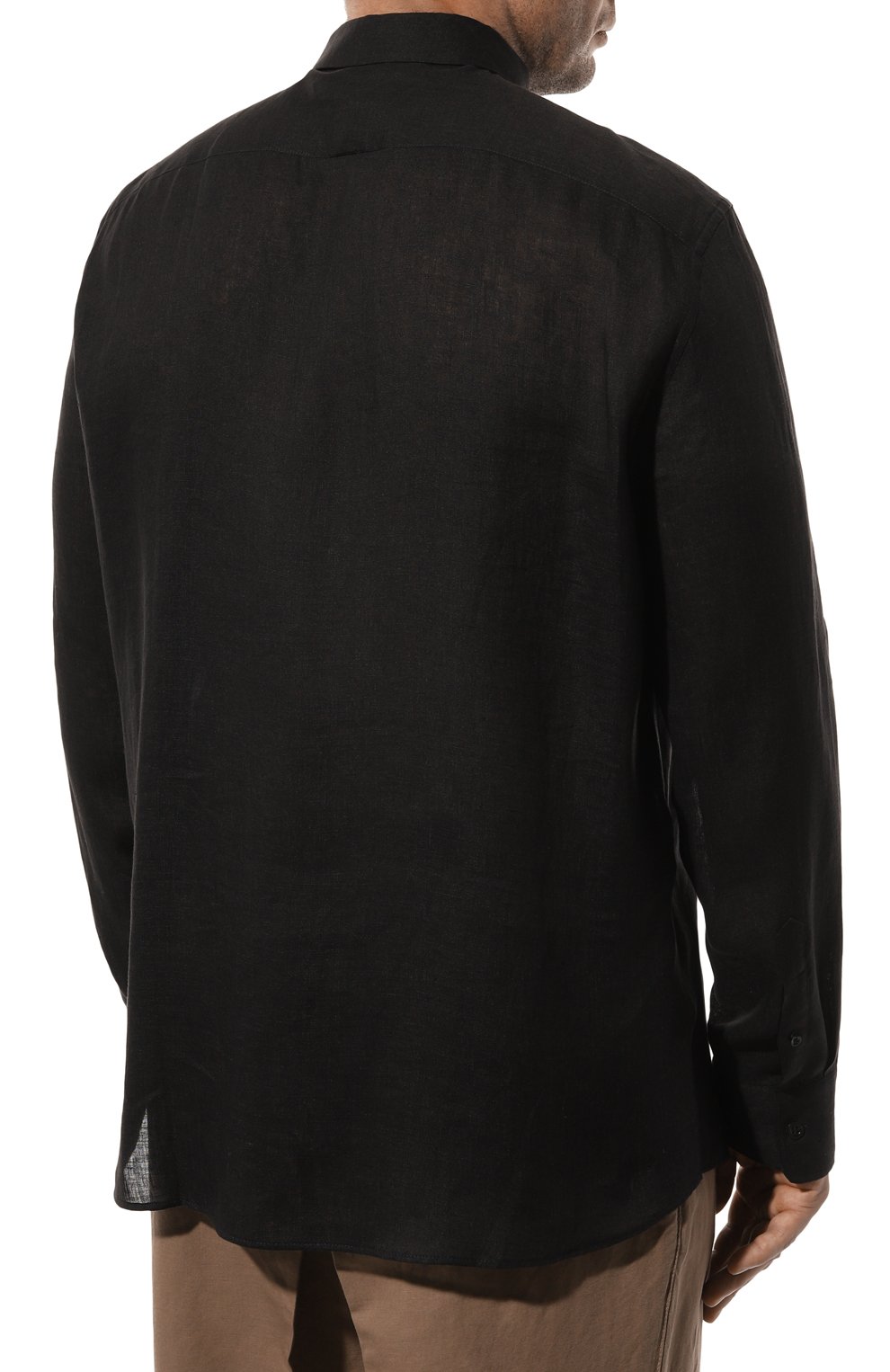 Льняная рубашка BRUNELLO CUCINELLI, арт. MB6500647, фото 4