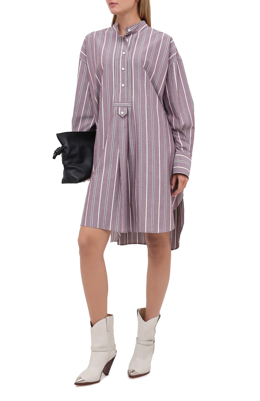 Хлопковое платье ISABEL MARANT ETOILE, арт. R01763-20A040E/ALEX, фото 2