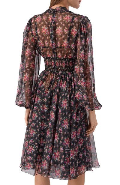 Шелковое платье DOLCE & GABBANA, арт. F60GMT/IS10F, фото 3