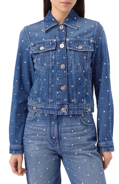 Джинсовая куртка VERSACE, арт. 1015521/1A13342, фото 3