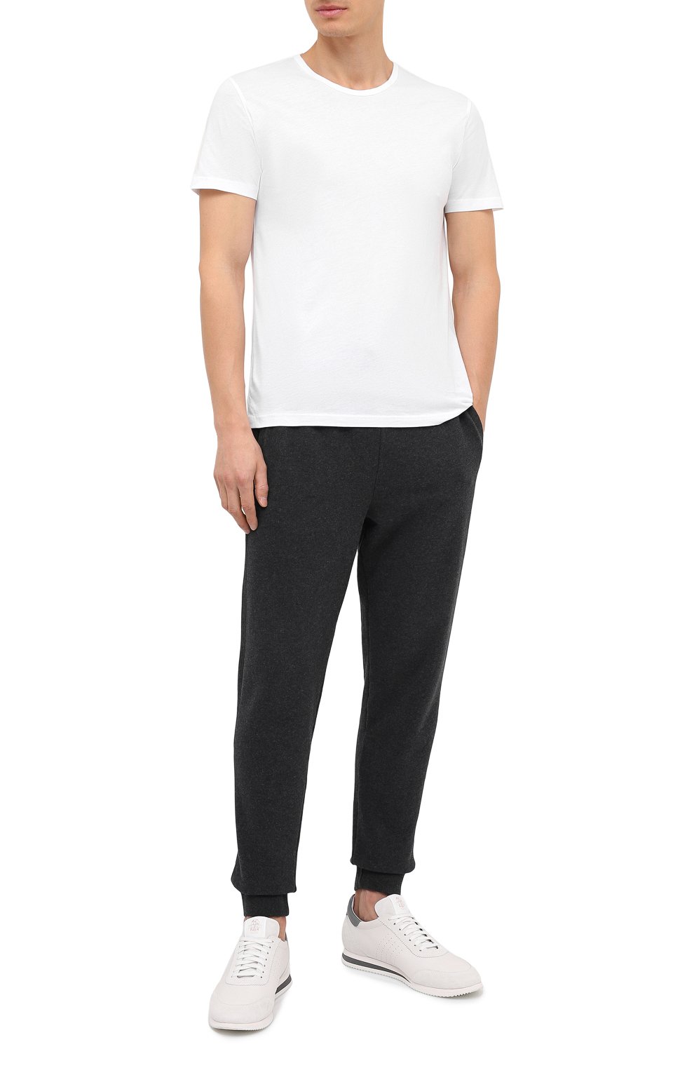 Хлопковая футболка DEREK ROSE белого цвета по цене 15700 руб., арт. 3052-RILE001, фото 2 Хлопковая футболка DEREK ROSE, арт. 3052-RILE001, фото 2