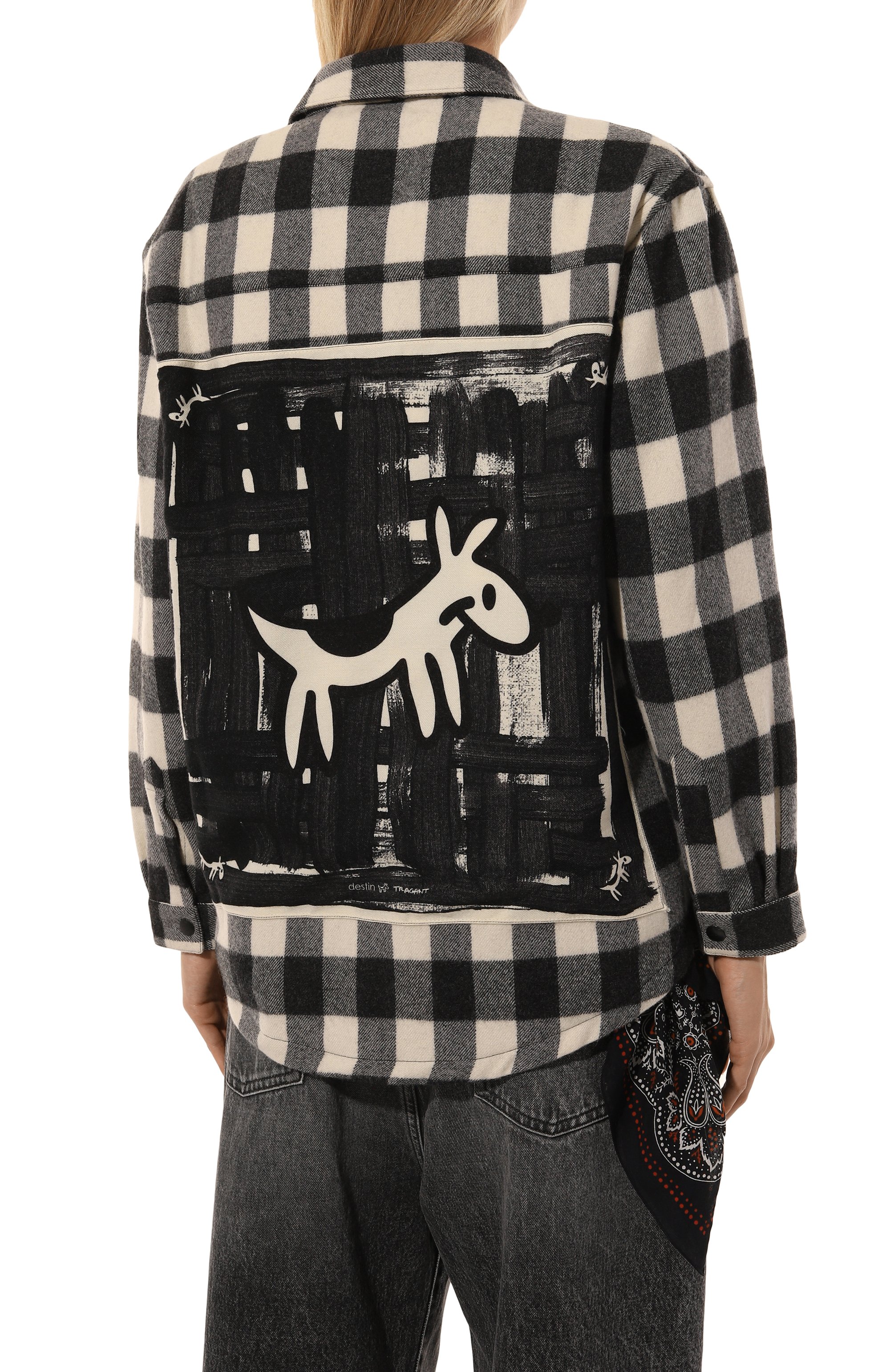 Рубашка из шерсти и кашемира DESTIN, арт. NIK0LE TRAGANT S0LID, фото 4