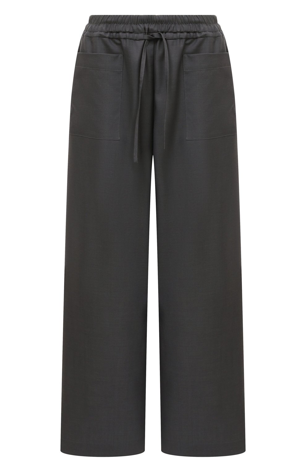 Шерстяные брюки JM STUDIO серого цвета по цене 25970 руб., арт. FW242505, фото 1 Шерстяные брюки JM STUDIO, арт. FW242505, фото 1