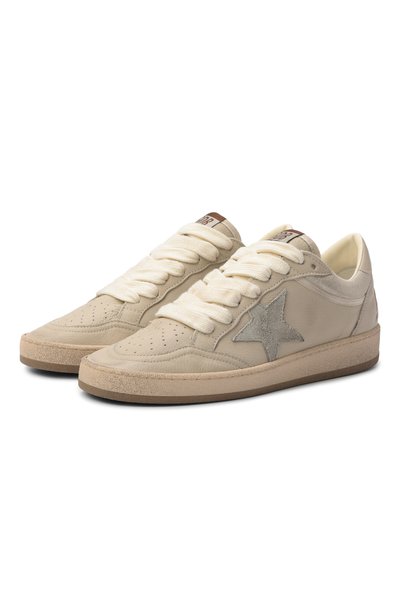 Женские кожаные кеды ball star GOLDEN GOOSE DELUXE BRAND, арт. GWF00771.F008701