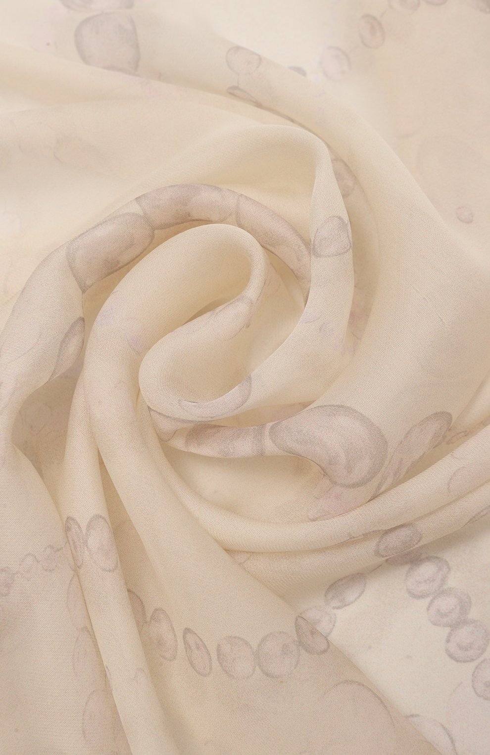 Шелковый шарф LANVIN бежевого цвета по цене 32600 руб., арт. 6L7020/SR659/, фото 2 Шелковый шарф LANVIN, арт. 6L7020/SR659/, фото 2