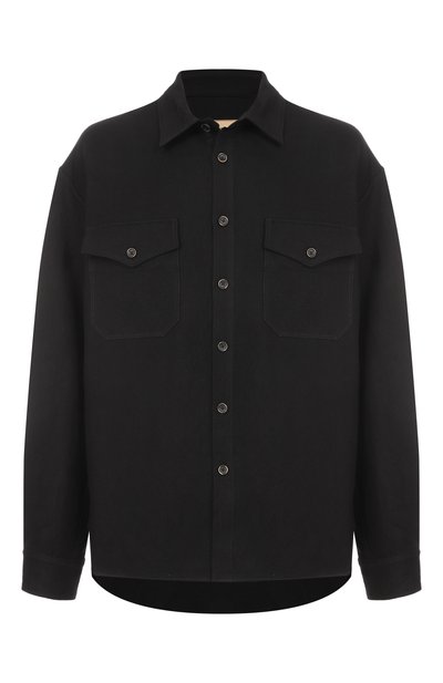 Мужская куртка-рубашка изо льна и шерсти UMA WANG, арт. UM1507