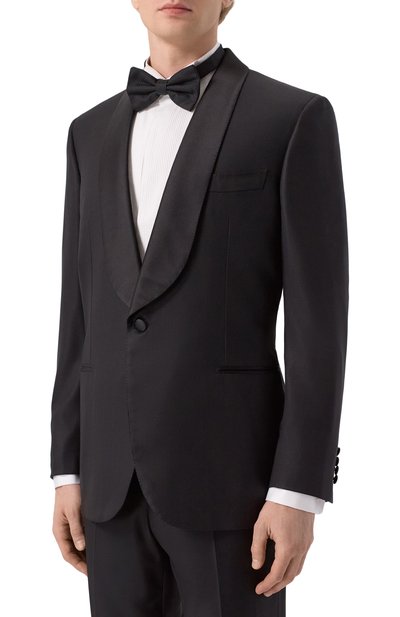 Смокинг из шерсти и шелка ZILLI, арт. PTU005M024780079F, фото 3