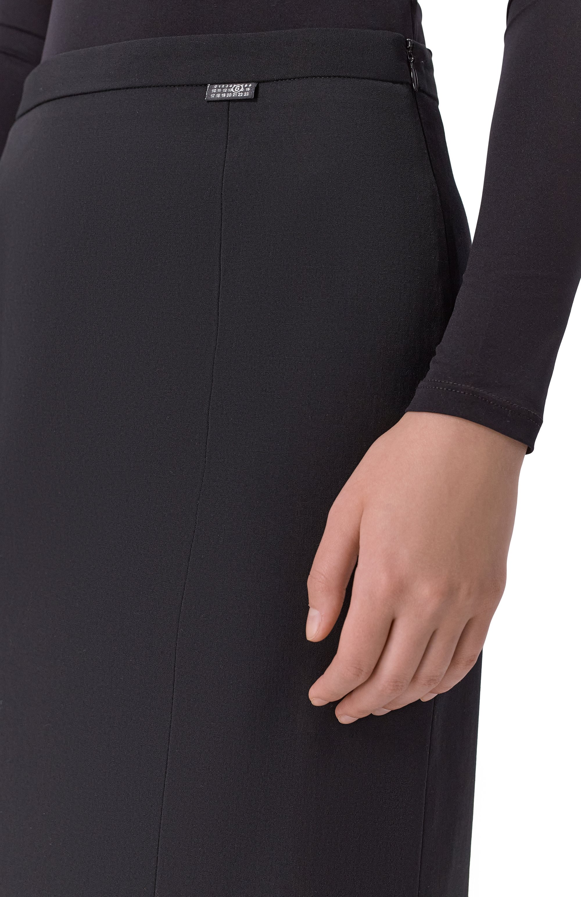 Юбка из шерсти и хлопка MM6, арт. S62MI0038/M35614, фото 5