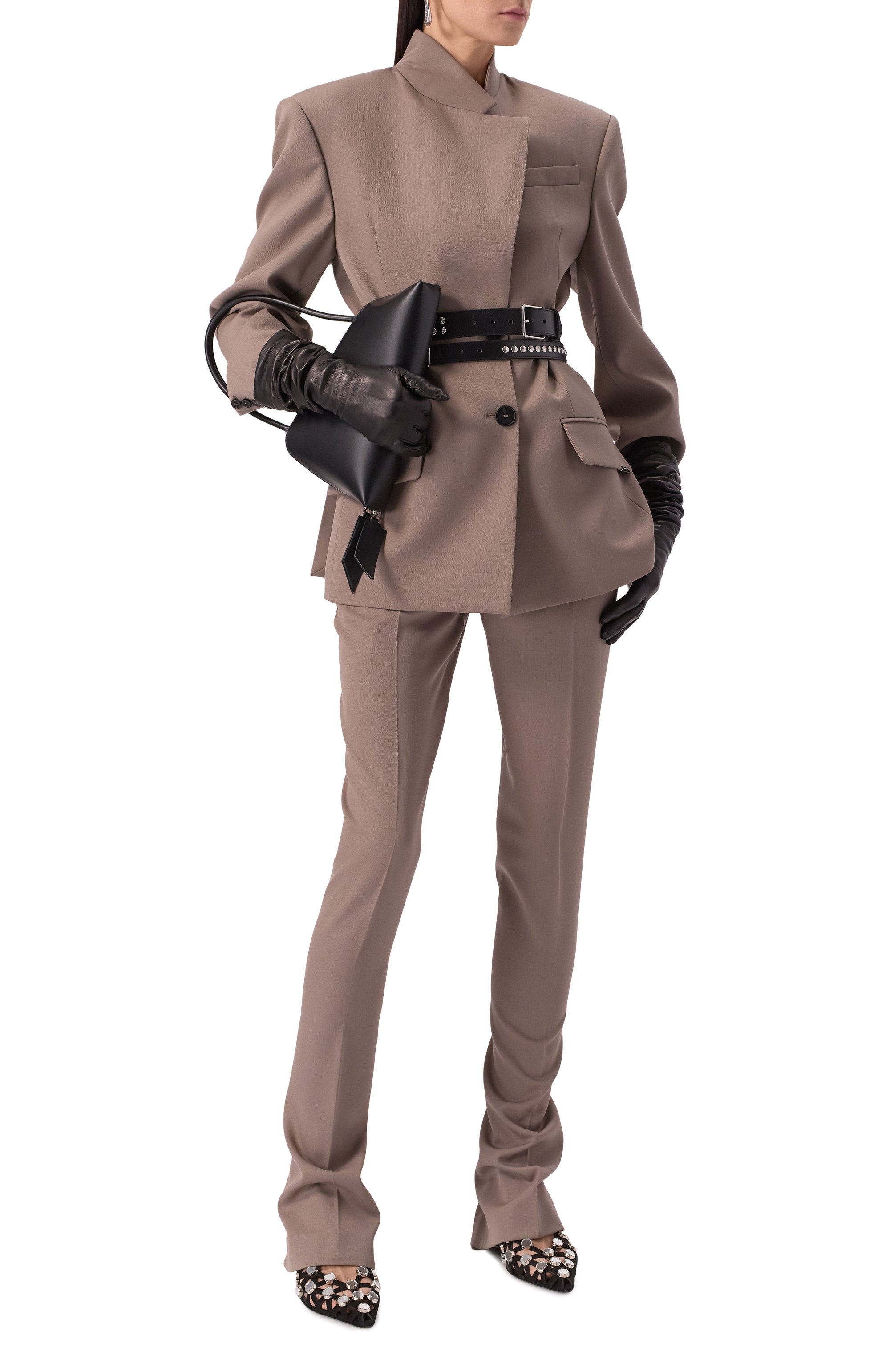 Шерстяные брюки THE ATTICO, арт. 250WCP00250/WWW046AA, фото 2