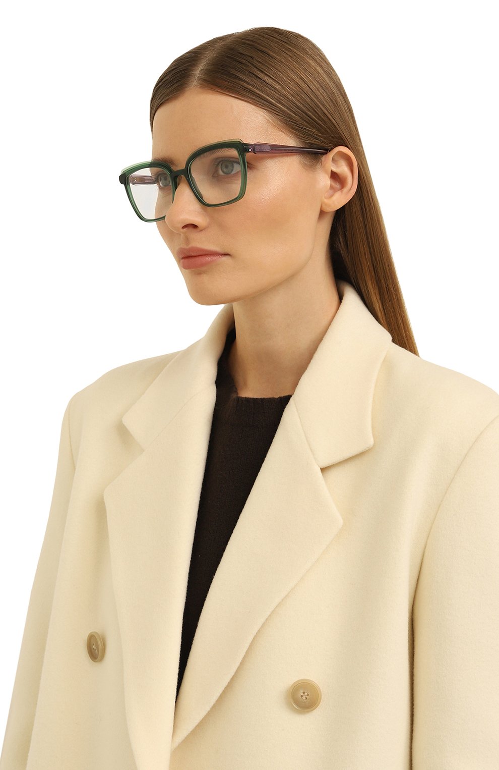 Оправа CAROLINE ABRAM темно-зеленого цвета по цене 23100 руб., арт. DANDINE 231, фото 2 Оправа CAROLINE ABRAM, арт. DANDINE 231, фото 2