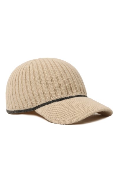 Бейсболка из шерсти и кашемира BRUNELLO CUCINELLI, арт. MCAP9B1437, фото 1