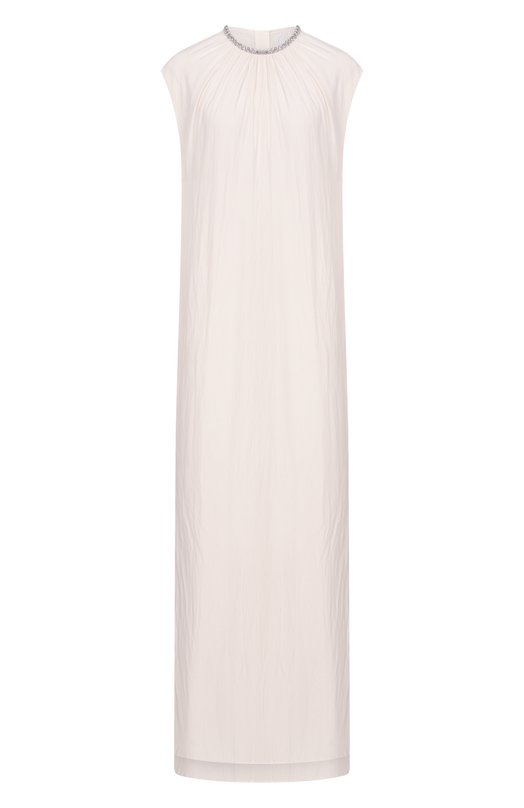 Платье с отделкой стразами Lanvin RW-DR9029-4778-P26 Белый RW-DR9029-4778-P26