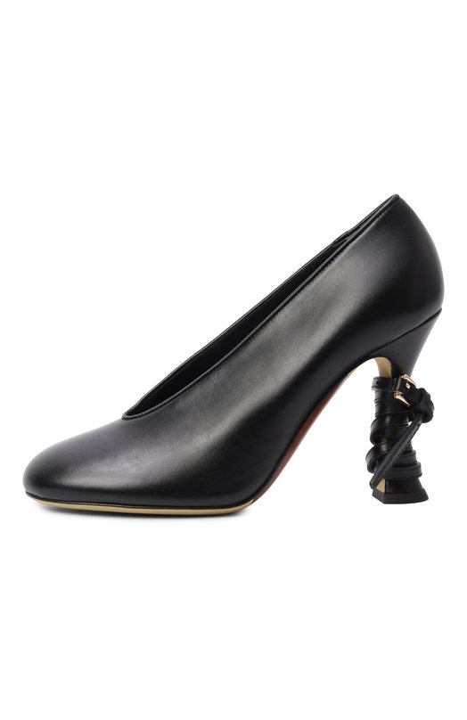 Кожаные туфли Moschino MA1006AC10/MF0 Чёрный  MA1006AC10/MF0 Фото 4