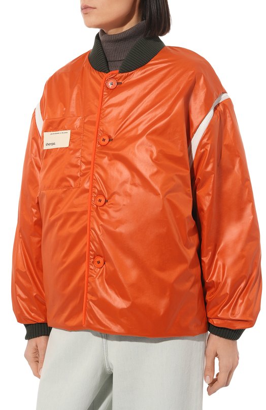 Утепленный бомбер sherpa. Хаки, фото 7