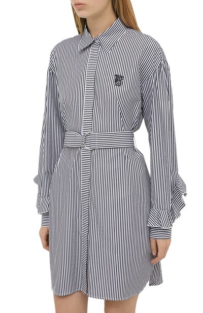 Хлопковое платье MSGM, арт. 2941MDA20AX 207674, фото 3